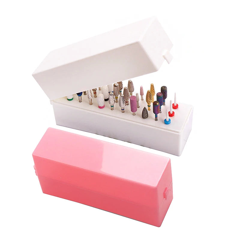 30 Holes Nail Drill Bit Holder