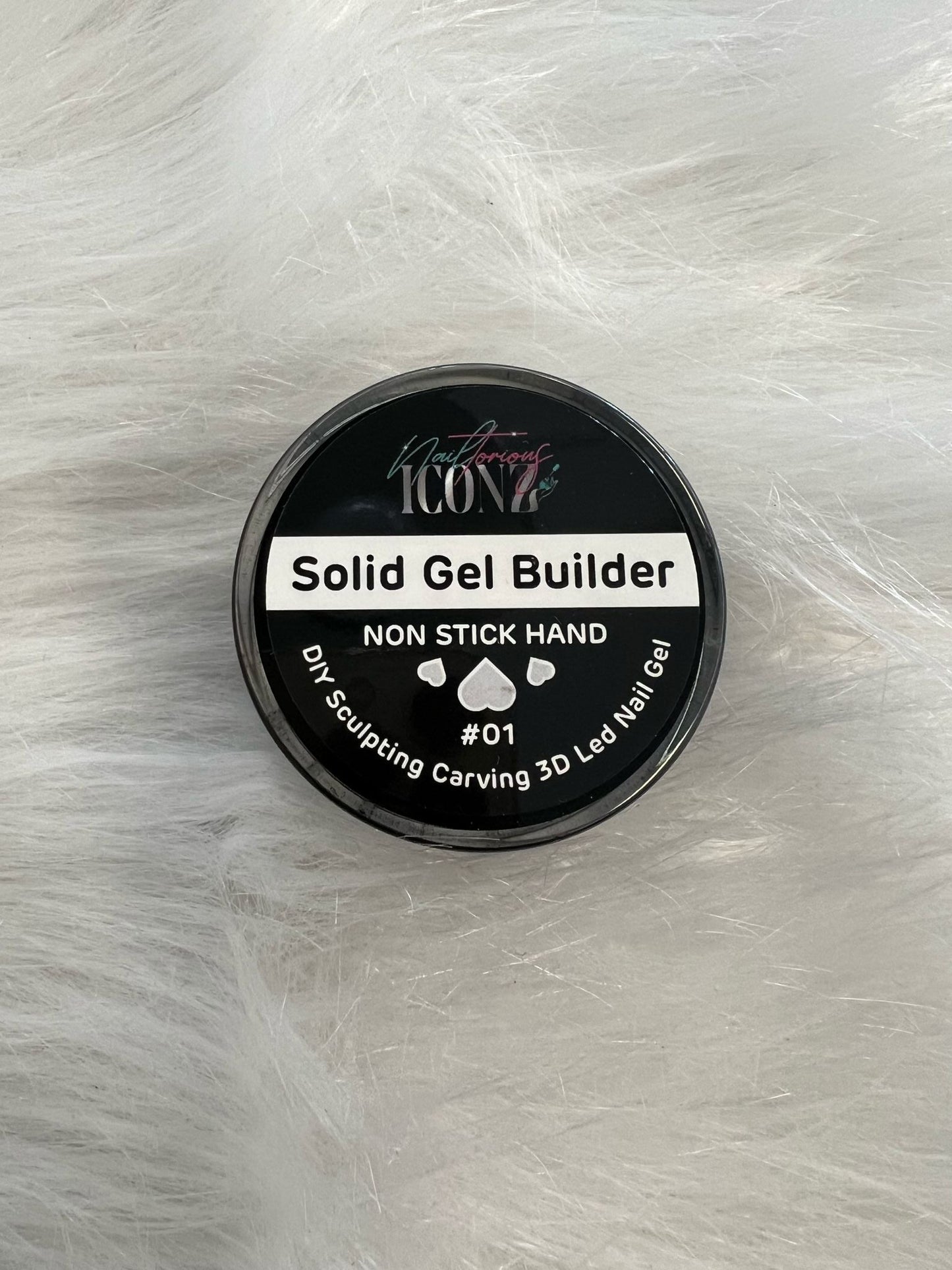 Nailtorious Iconz Solid Builder Gel – Crystal Clear