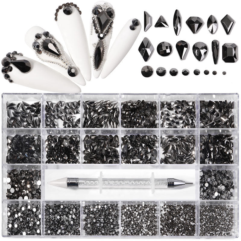 2500pcs Luxury Nail Rhinestones