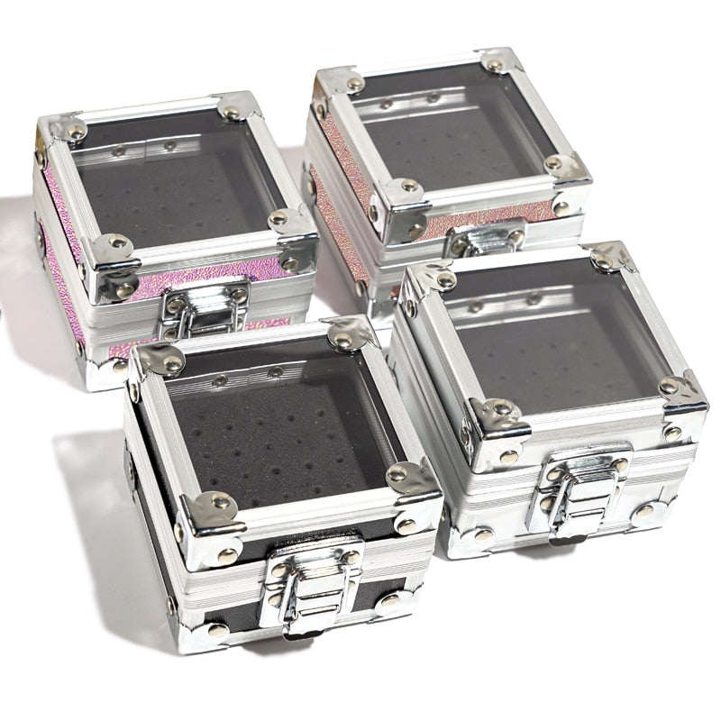 25 Slots Aluminum Nail Art Bit Holder