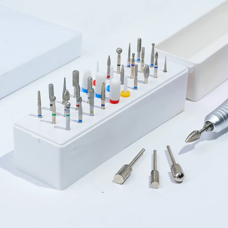 30 Holes Nail Drill Bit  Holder