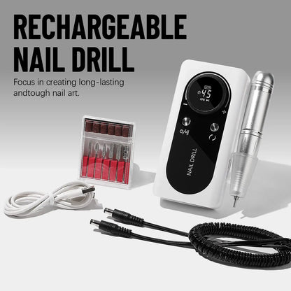 45000RPM Nail Drill Machine E- File