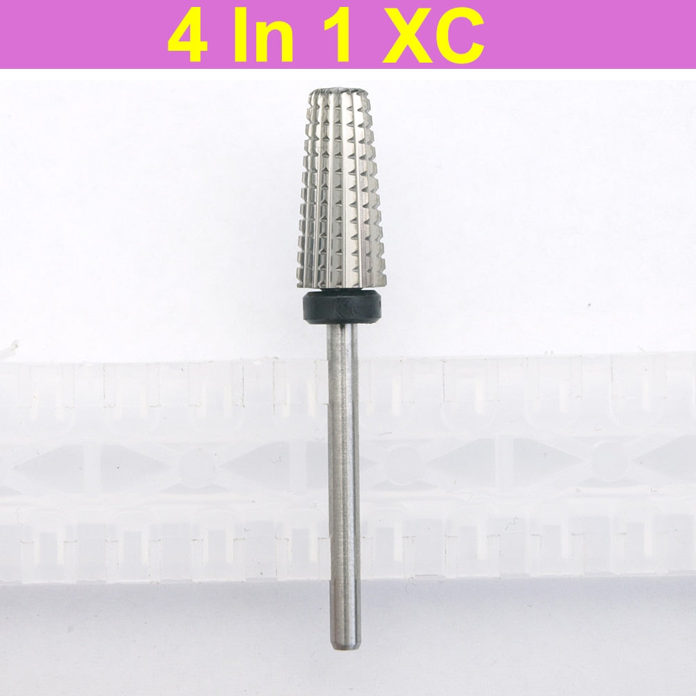 Carbide 5 in 1 Nail Drill Bit for 3/32" Shank - Drill Machine