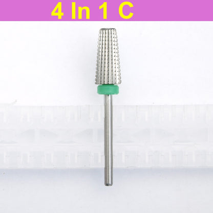 Carbide 5 in 1 Nail Drill Bit for 3/32" Shank - Drill Machine