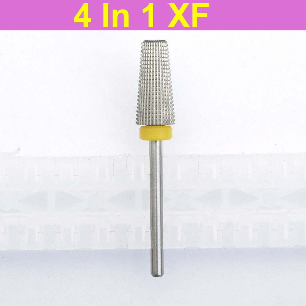 Carbide 5 in 1 Nail Drill Bit for 3/32" Shank - Drill Machine