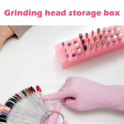 30 Holes Nail Art Drill Bit Holder